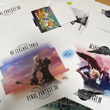 FF14 FF7R 스토리지 BOX 2종 세트