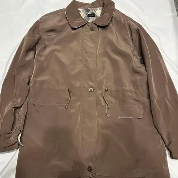 00's 빈티지 브라운 하프 코트 자켓