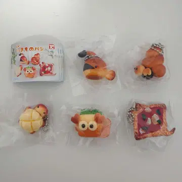 가챠 바다 생물 빵 전 5종 컴프 세트