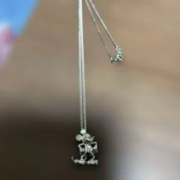 미키마우스 실버 펜던트