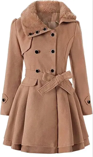 코트 트렌치코트 여성용 라이너 깔끔한 출퇴근 취업활동 비즈니스