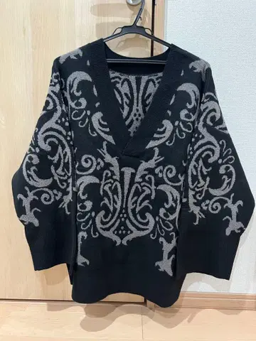 HARE hare 하레 V넥 니트 니트 여성용 니트