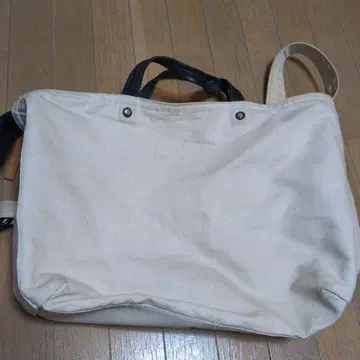 Yes 숄더백 베이지 캔버스