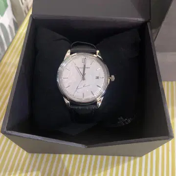 JACQUES LEMANS 아날로그 시계 실버/블랙