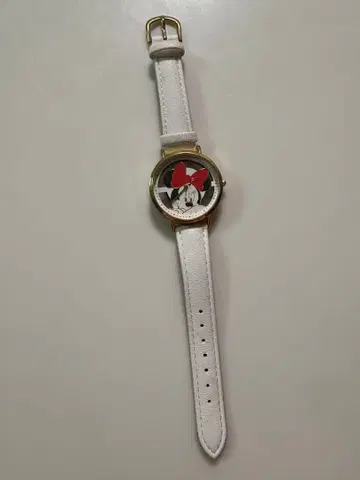 디즈니 미니 손목시계 화이트