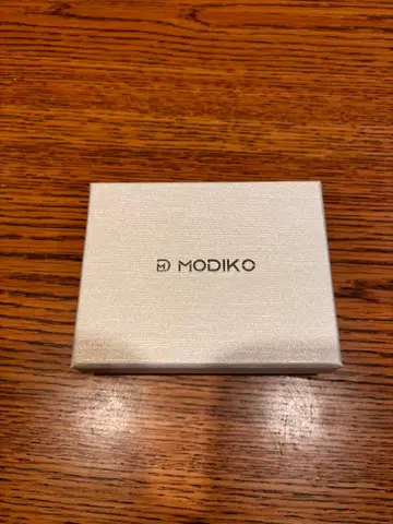 Modiko 남성용 2단 접이식 미니 천연 가죽 지갑 (도치기 가죽)