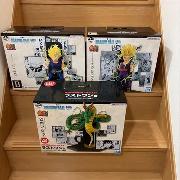 드래곤볼 제일복권 B상 C상 라스트 원상 피규어 3종 세트 40주년