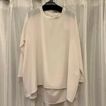 BEARDSLEY 드레이프 블라우스 셔츠 O