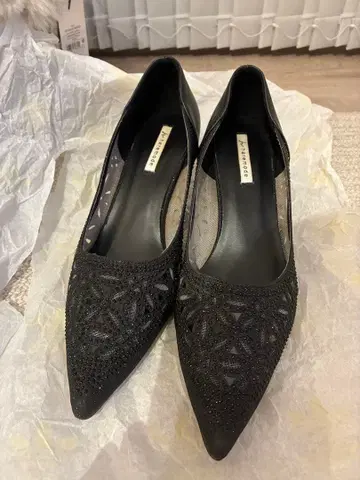 하레모드 인기 파티 신발 글리터 펌프스 레이스 결혼식