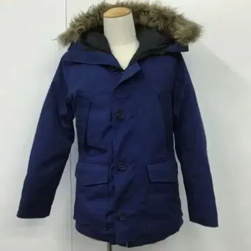 GLOBAL WORK 후드 부착 다운 코트 S 사이즈