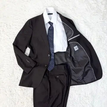 새상품급 정장 셀렉트 수트 셋업 브라운 총 안감 2B L