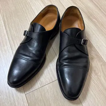 블랙 몽크 스트랩 신발 10