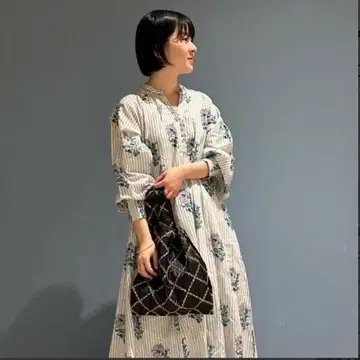 미사용 누키테파 샤이니 자수 에코백 블랙 자수 인도산