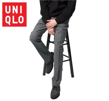 [미사용품] UNIQLO 웜 스마트 팬츠/체크 남성용 허리 85