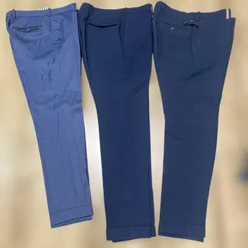 [ 새상품급 ] 네이비 스트라이프 슬랙스 사이즈 46