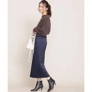 [ nano universe ] 퀼팅 스커트