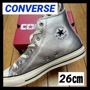 새상품 천연 가죽 컨버스 가죽 올스타 실버 남성용 스니커즈