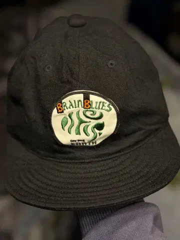 BRAIN BLUES 야구 모자 블랙 데님