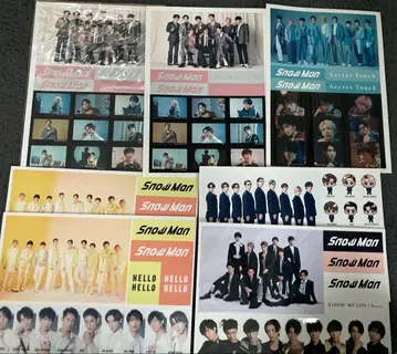 Snow Man 혜택 씰 스티커