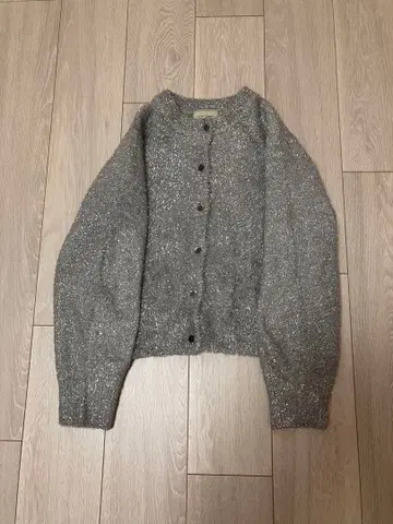 UNITED ARROWS 글리터 라메 가디건