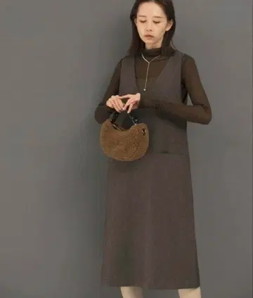 URBAN RESEARCH ROSSO WOMEN 오버롤 스커트 모카