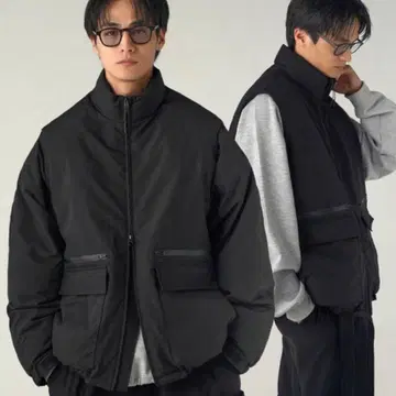 EPIC 2way 탈부착 600 필파워 기능성 충전솜 발수 블루종 M