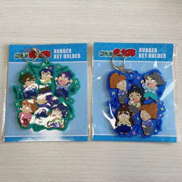 닌타마 란타로 6학년 5학년 러버 키링 2개 세트