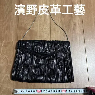 HAMANO 하마노 가죽공예 블랙 가죽 숄더백