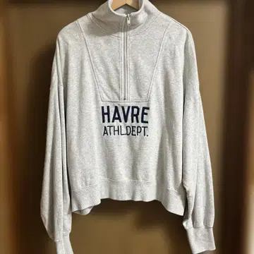 Ungrid 하프 지퍼 맨투맨