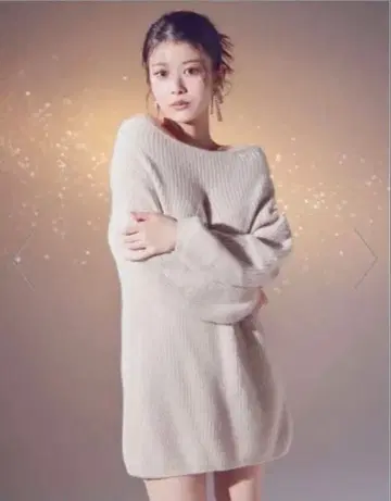 SNIDEL 라쿤 미니 니트 원피스