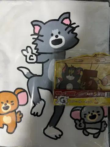 톰과 제리 제일복권 B상 티셔츠 씰 세트