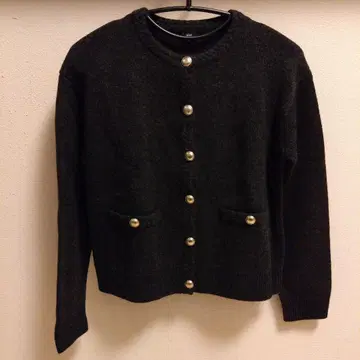 PLST EFM 울 미들 게이지 가디건