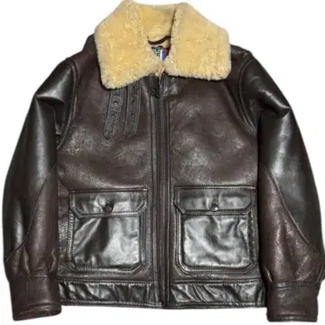 Schott B-3 M-445형 리얼 무스탕 봄버 자켓 42