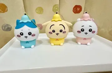 치이카와 토끼 하치와레 키링 참 소프트 비닐 소재