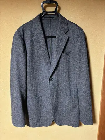 유니클로 브러쉬드 저지 자켓 그레이 L 사이즈