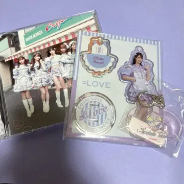 = LOVE 사사키 마이카짱 아크릴 키링 기타