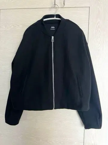 ZARA 블랙 점퍼 블루종 L