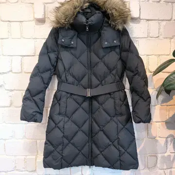 유니클로 퀼팅 다운 자켓 벨트 포함