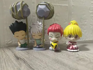 헌터헌터 스와라세타이 4종 세트 곤, 키루아, 히소카, 비스케