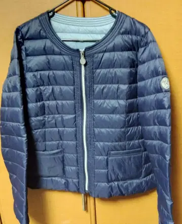 노카라 퀼팅 다운 자켓