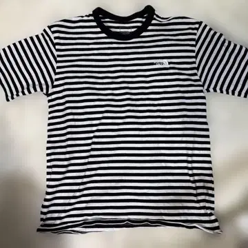 THE NORTH FACE 반팔 스트라이프 T셔츠