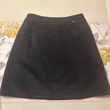 FOXEY 그레이 미디 스커트 42