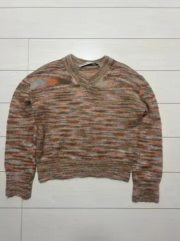 TheOpen Product 스트라이프 V넥 니트