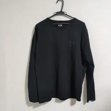 BILLABONG 블랙 롱 슬리브 T셔츠 L