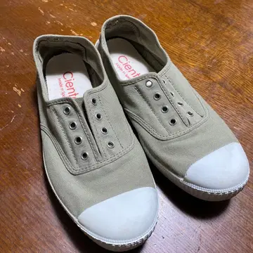 Cienta 카키 슬립온 사이즈 39