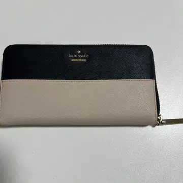 kate spade 장지갑 블랙/베이지