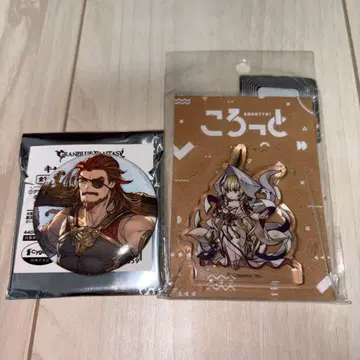 그랑블루 판타지 코롯토 인다라 오이겐 캔뱃지 2개 세트