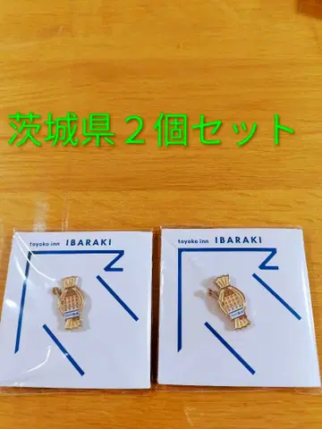 토요코인 이바라키현 핀 배지 2개 세트