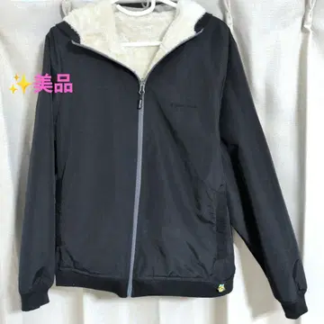 [ gym Master ] 플리스 안감 후드 부착 리버서블 자켓