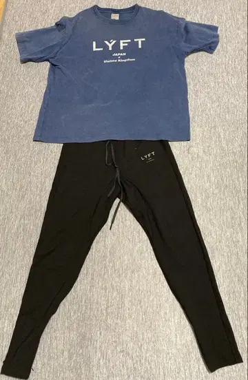 LYFT 헬스장 팬츠 T셔츠 세트